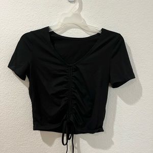 Black Crop Top